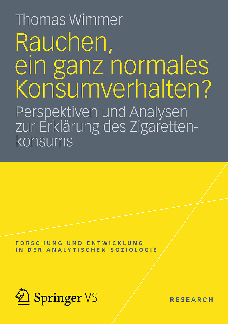 Rauchen, ein ganz normales Konsumverhalten?