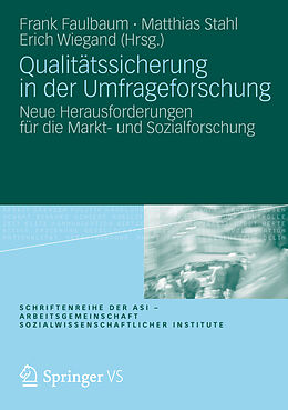 Kartonierter Einband Qualitätssicherung in der Umfrageforschung von 