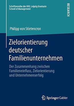 Kartonierter Einband Zielorientierung deutscher Familienunternehmen von Philipp Stietencron