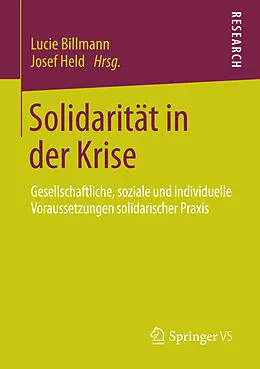 E-Book (pdf) Solidarität in der Krise von Lucie Billmann, Josef Held