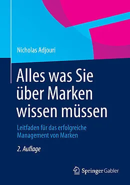E-Book (pdf) Alles was Sie über Marken wissen müssen von Nicholas Adjouri