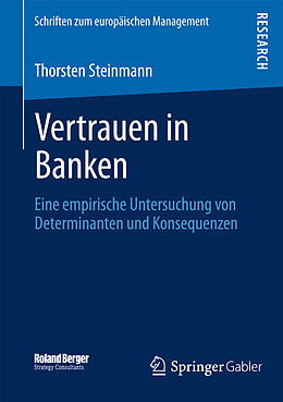 E-Book (pdf) Vertrauen in Banken von Thorsten Steinmann