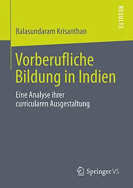 E-Book (pdf) Vorberufliche Bildung in Indien von Balasundaram Krisanthan