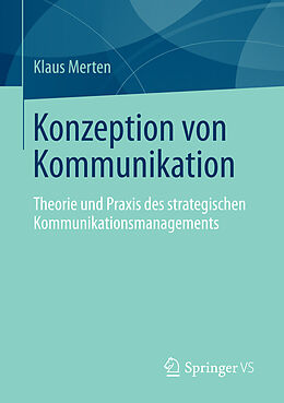 E-Book (pdf) Konzeption von Kommunikation von Klaus Merten