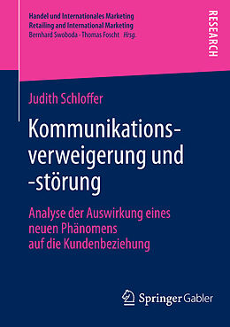 E-Book (pdf) Kommunikationsverweigerung und -störung von Judith Schloffer