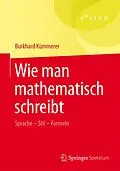 E-Book (pdf) Wie man mathematisch schreibt von Burkhard Kümmerer
