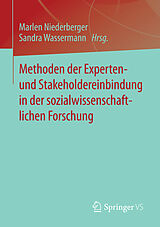 E-Book (pdf) Methoden der Experten- und Stakeholdereinbindung in der sozialwissenschaftlichen Forschung von 