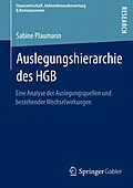 E-Book (pdf) Auslegungshierarchie des HGB von Sabine Plaumann