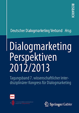 Kartonierter Einband Dialogmarketing Perspektiven 2012/2013 von 