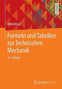 E-Book (pdf) Formeln und Tabellen zur Technischen Mechanik von Alfred Böge