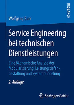 E-Book (pdf) Service Engineering bei technischen Dienstleistungen von Wolfgang Burr