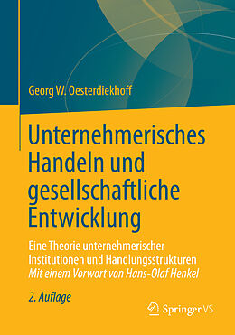 E-Book (pdf) Unternehmerisches Handeln und gesellschaftliche Entwicklung von Georg W. Oesterdiekhoff