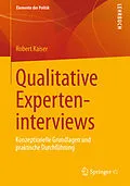 E-Book (pdf) Qualitative Experteninterviews von Robert Kaiser