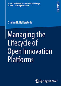 Couverture cartonnée Managing the Lifecycle of Open Innovation Platforms de Stefan H. Hallerstede