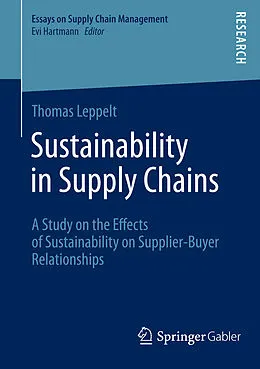 E-Book (pdf) Sustainability in Supply Chains von Thomas Leppelt