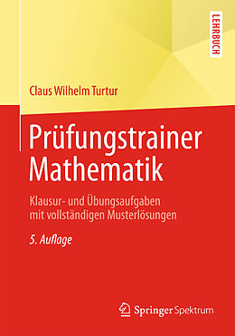 Kartonierter Einband Prüfungstrainer Mathematik von Claus Wilhelm Turtur