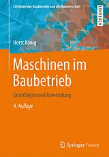 E-Book (pdf) Maschinen im Baubetrieb von Horst König