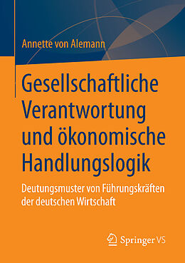 E-Book (pdf) Gesellschaftliche Verantwortung und ökonomische Handlungslogik von Annette Alemann