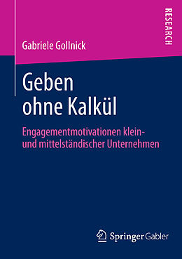 E-Book (pdf) Geben ohne Kalkül von Gabriele Gollnick