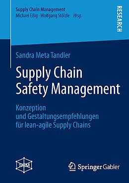 Kartonierter Einband Supply Chain Safety Management von Sandra Meta Tandler