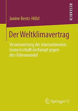 E-Book (pdf) Der Weltklimavertrag von Janine Bentz-Hölzl