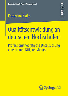 E-Book (pdf) Qualitätsentwicklung an deutschen Hochschulen von Katharina Kloke
