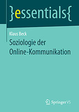 E-Book (pdf) Soziologie der Online-Kommunikation von Klaus Beck