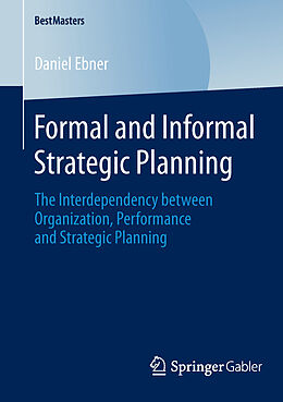 Kartonierter Einband Formal and Informal Strategic Planning von Daniel Ebner