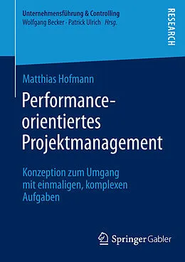 E-Book (pdf) Performance-orientiertes Projektmanagement von Matthias Hofmann