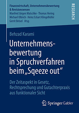 E-Book (pdf) Unternehmensbewertung in Spruchverfahren beim Squeeze out&quot; von Behzad Karami