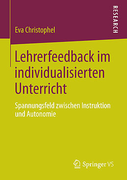 E-Book (pdf) Lehrerfeedback im individualisierten Unterricht von Eva Christophel
