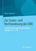 E-Book (pdf) Zur Staats- und Rechtsordnung der DDR von Ulrich Lohmann