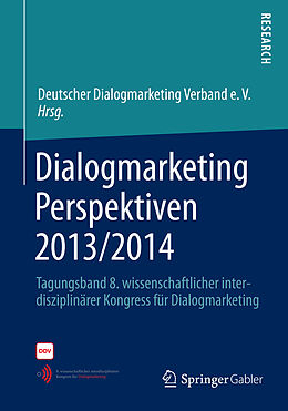 Kartonierter Einband Dialogmarketing Perspektiven 2013/2014 von 