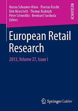 E-Book (pdf) European Retail Research von Hanna Schramm-Klein, Thomas Foscht, Dirk Morschett