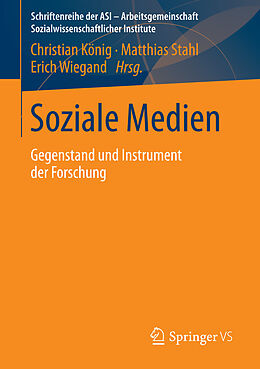 E-Book (pdf) Soziale Medien von Christian König, Matthias Stahl, Erich Wiegand