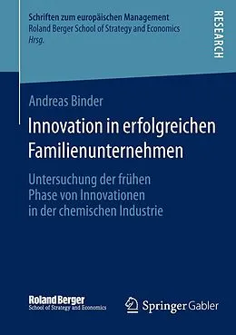 E-Book (pdf) Innovation in erfolgreichen Familienunternehmen von Andreas Binder