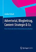 E-Book (pdf) Advertorial, Blogbeitrag, Content-Strategie &amp; Co. von Annika Schach