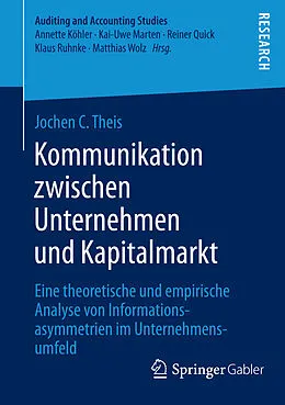 E-Book (pdf) Kommunikation zwischen Unternehmen und Kapitalmarkt von Jochen C. Theis