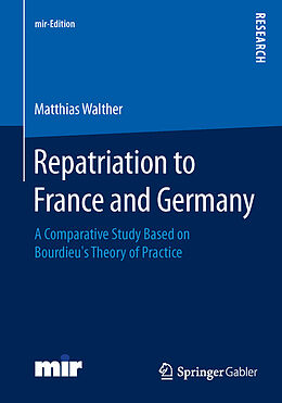 Couverture cartonnée Repatriation to France and Germany de Matthias Walther