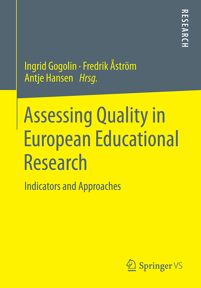 Assessing Quality in European Educational Research