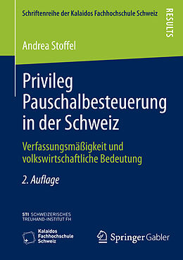 Kartonierter Einband Privileg Pauschalbesteuerung in der Schweiz von Andrea Stoffel