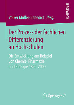 E-Book (pdf) Der Prozess der fachlichen Differenzierung an Hochschulen von Volker Müller-Benedict
