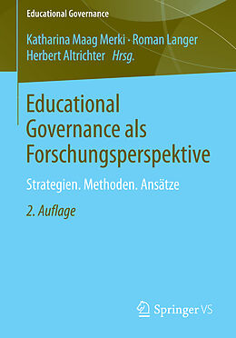 Kartonierter Einband Educational Governance als Forschungsperspektive von 