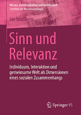 E-Book (pdf) Sinn und Relevanz von Jan Straßheim
