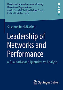 Kartonierter Einband Leadership of Networks and Performance von Susanne Ruckdäschel
