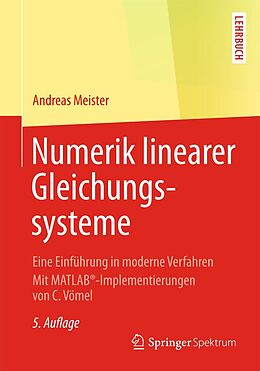 E-Book (pdf) Numerik linearer Gleichungssysteme von Andreas Meister