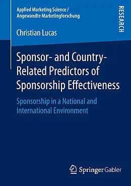 E-Book (pdf) Sponsor- and Country-Related Predictors of Sponsorship Effectiveness von Christian Lucas