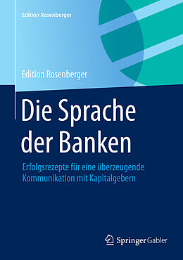 Fester Einband Die Sprache der Banken von Rainer Langen