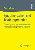 E-Book (pdf) Sprachverstehen und Textinterpretation von Dietrich Busse