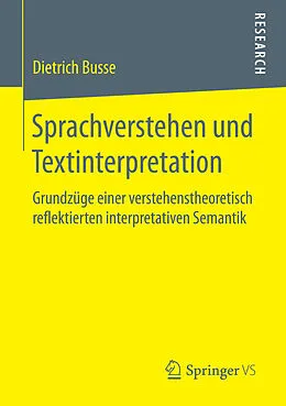 E-Book (pdf) Sprachverstehen und Textinterpretation von Dietrich Busse